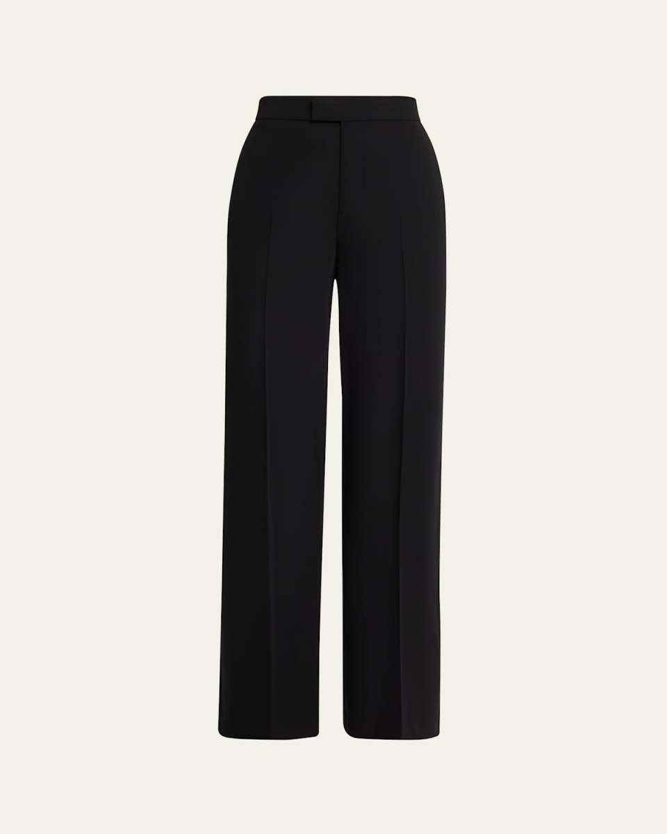 Dean Pleated Wide-Leg Pants